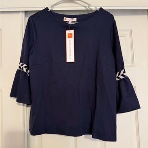 Jude Connally Dixie Navy blue Blouse